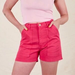 Big bud press bright pink work shorts